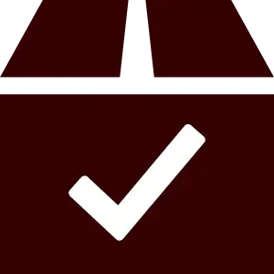 UPS icon parcel confirmed